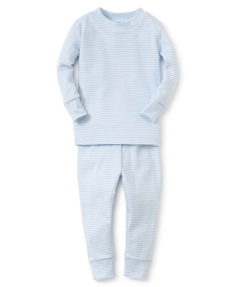 Light Blue Stripe Infant Pajama Set