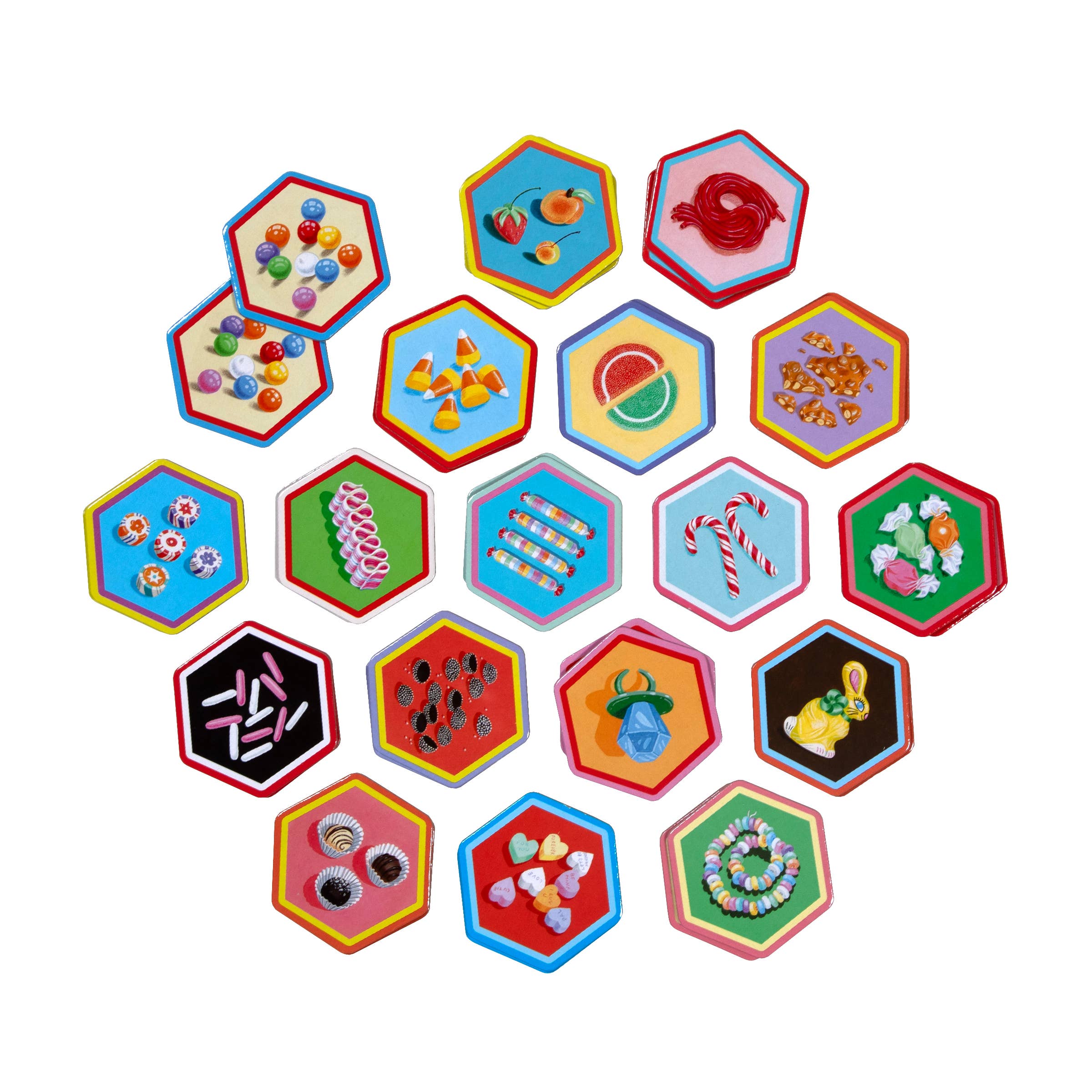 Candy Little Hexagon Memory & Matching Game