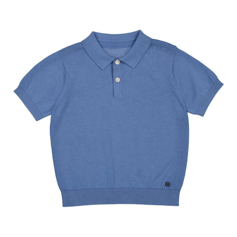 Boy's Indigo Polo Sweater