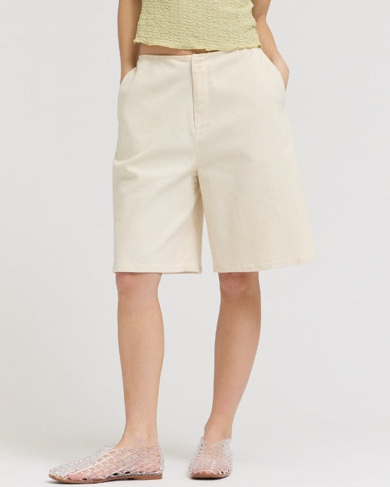 Milk Stretch Twill Long Short