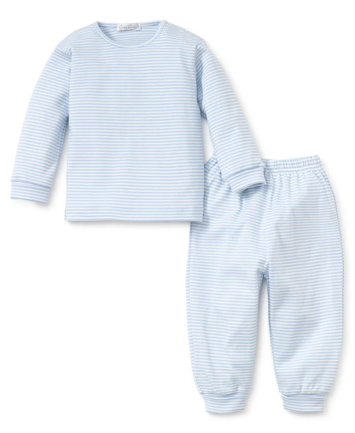 Light Blue Stripes L/S Pant Set w/Tee