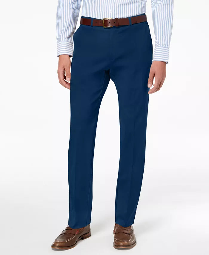 Men's Navy 4 Way Stretch Trouser TH