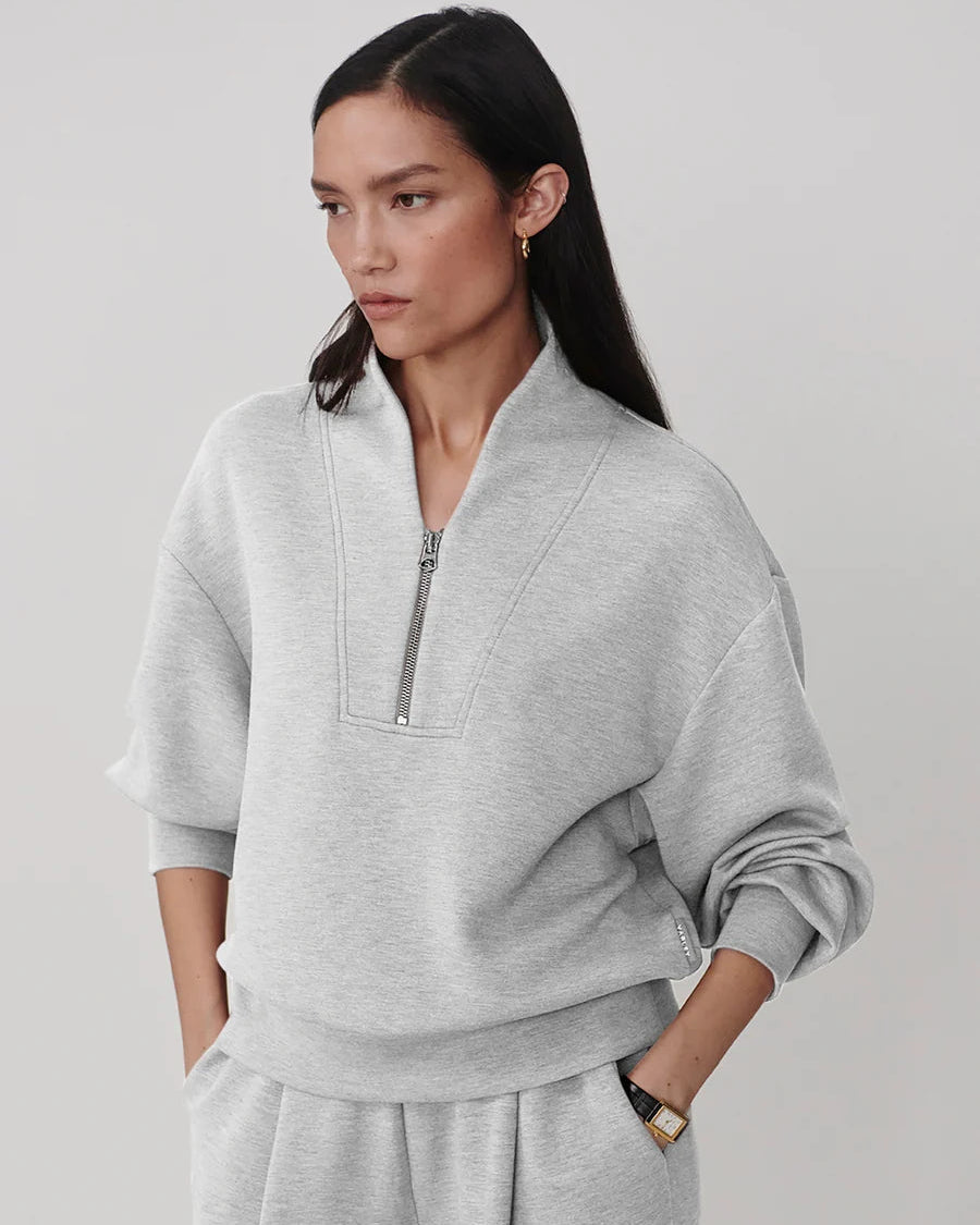 Varley Davidson Light Grey Top