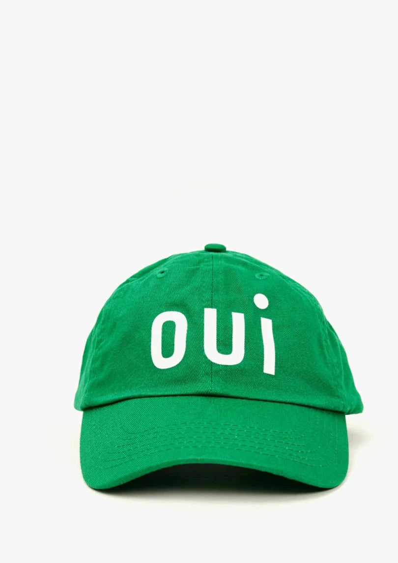 Clare V. OUI Kelly Green BaseballHat