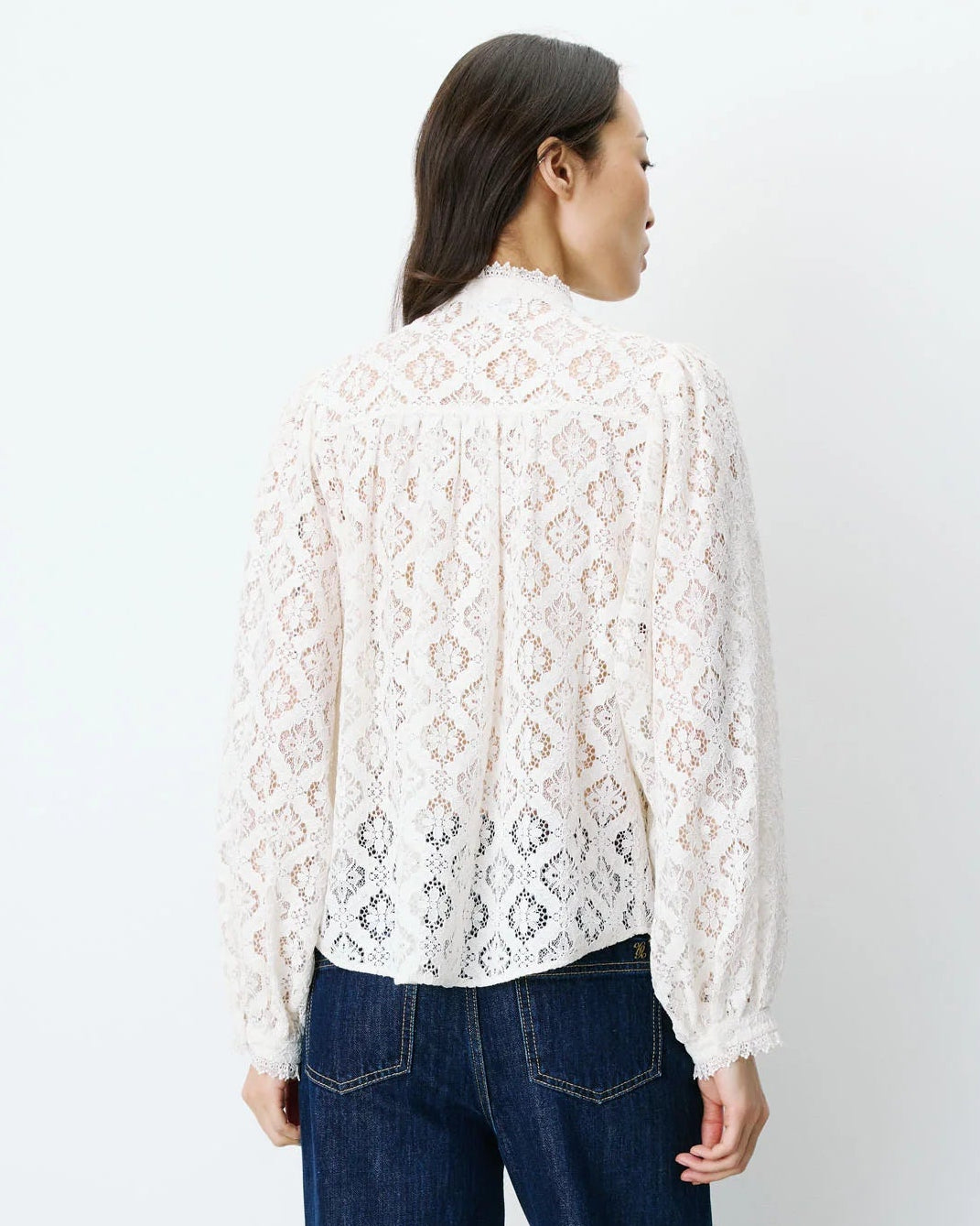 Anita Cream Lace Blouse