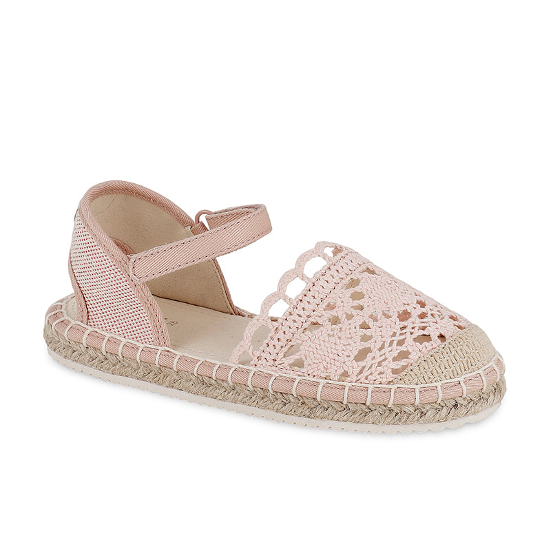 Pink Lace Espadrille