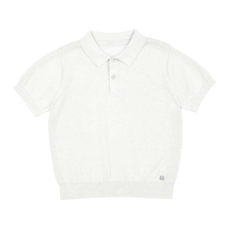 Boy's Cream Polo Sweater