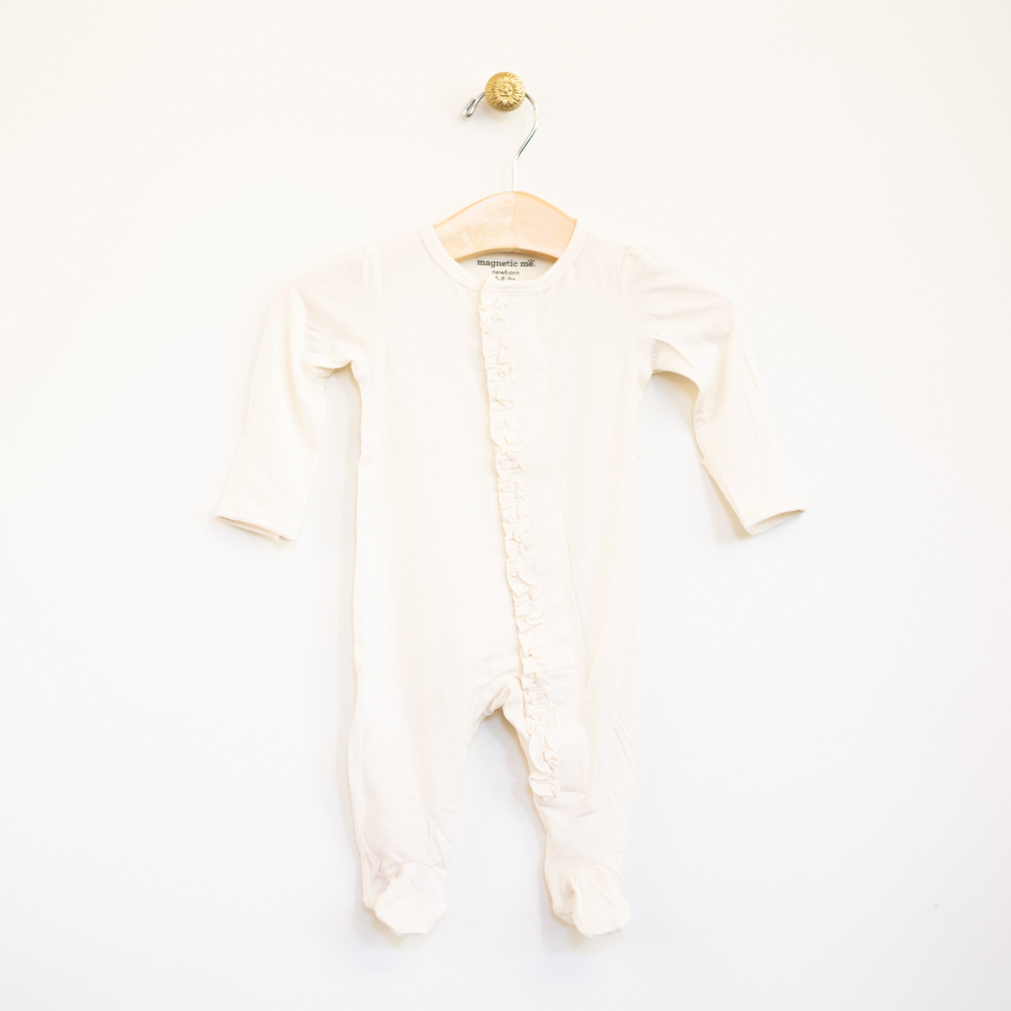 Egret Modal Magnetic Ruffle Footie