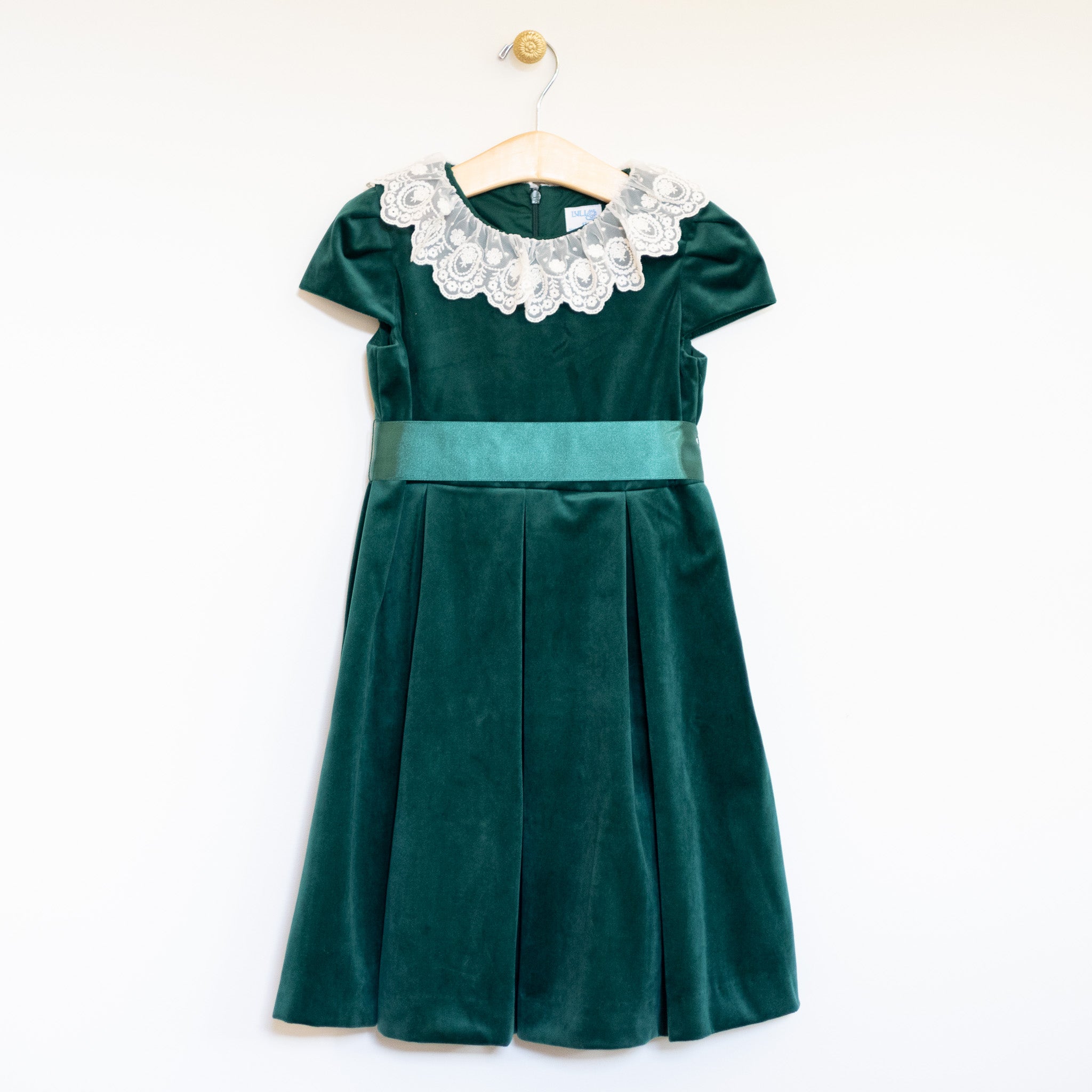 Green Velvet Dress