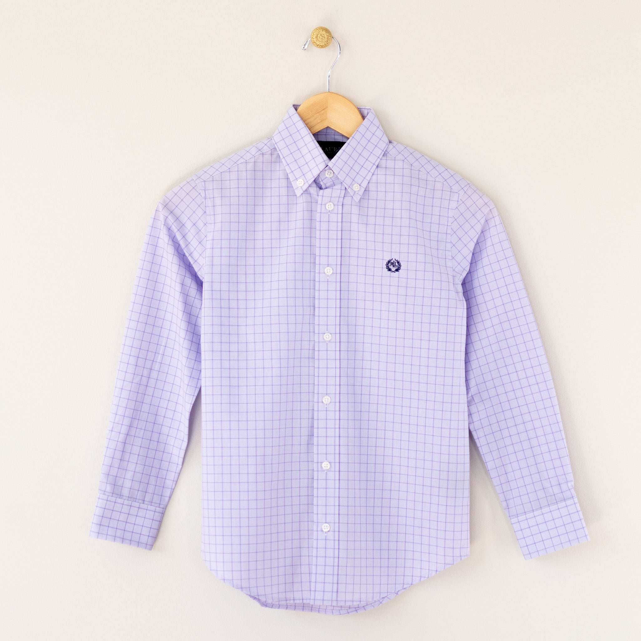 Lavender Check Shirt