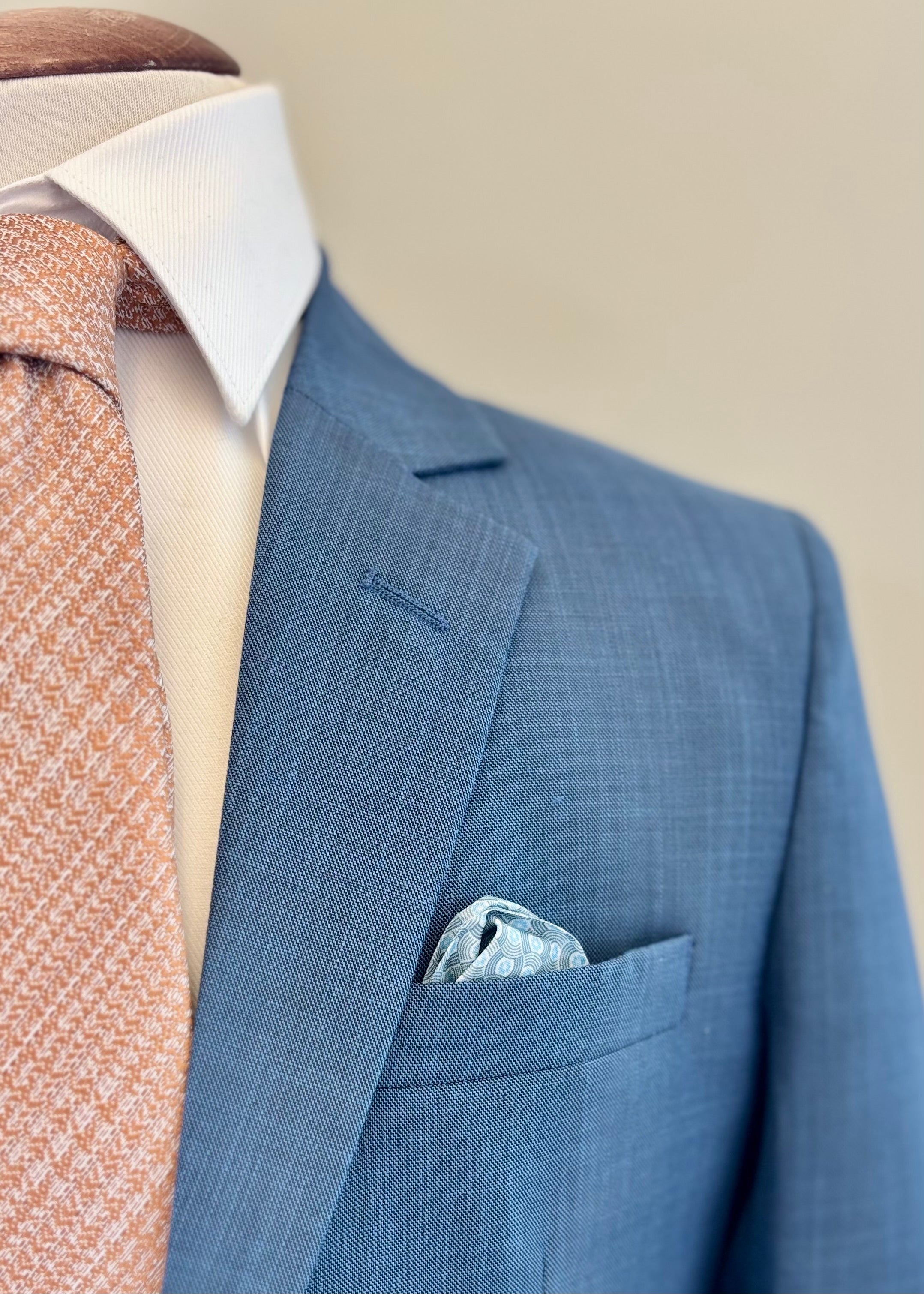 Indigo Weave Mid Blue Suit LZ