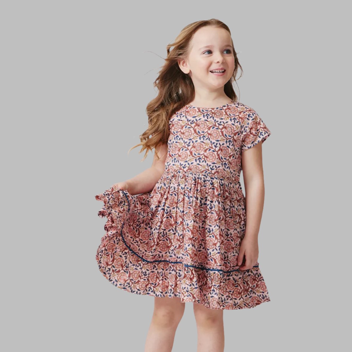 Girl's Pink Blossom Niley Dress