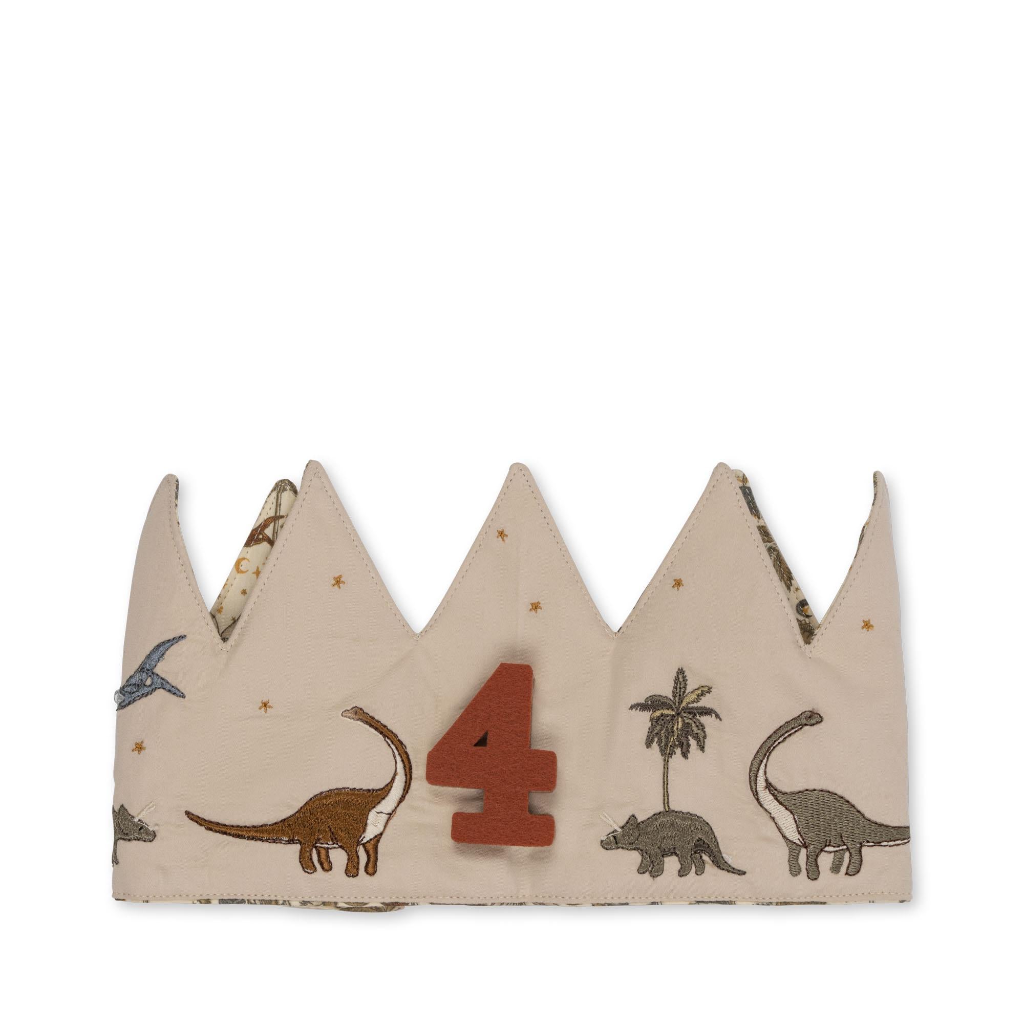 Boy's Embroidered Birthday Crown
