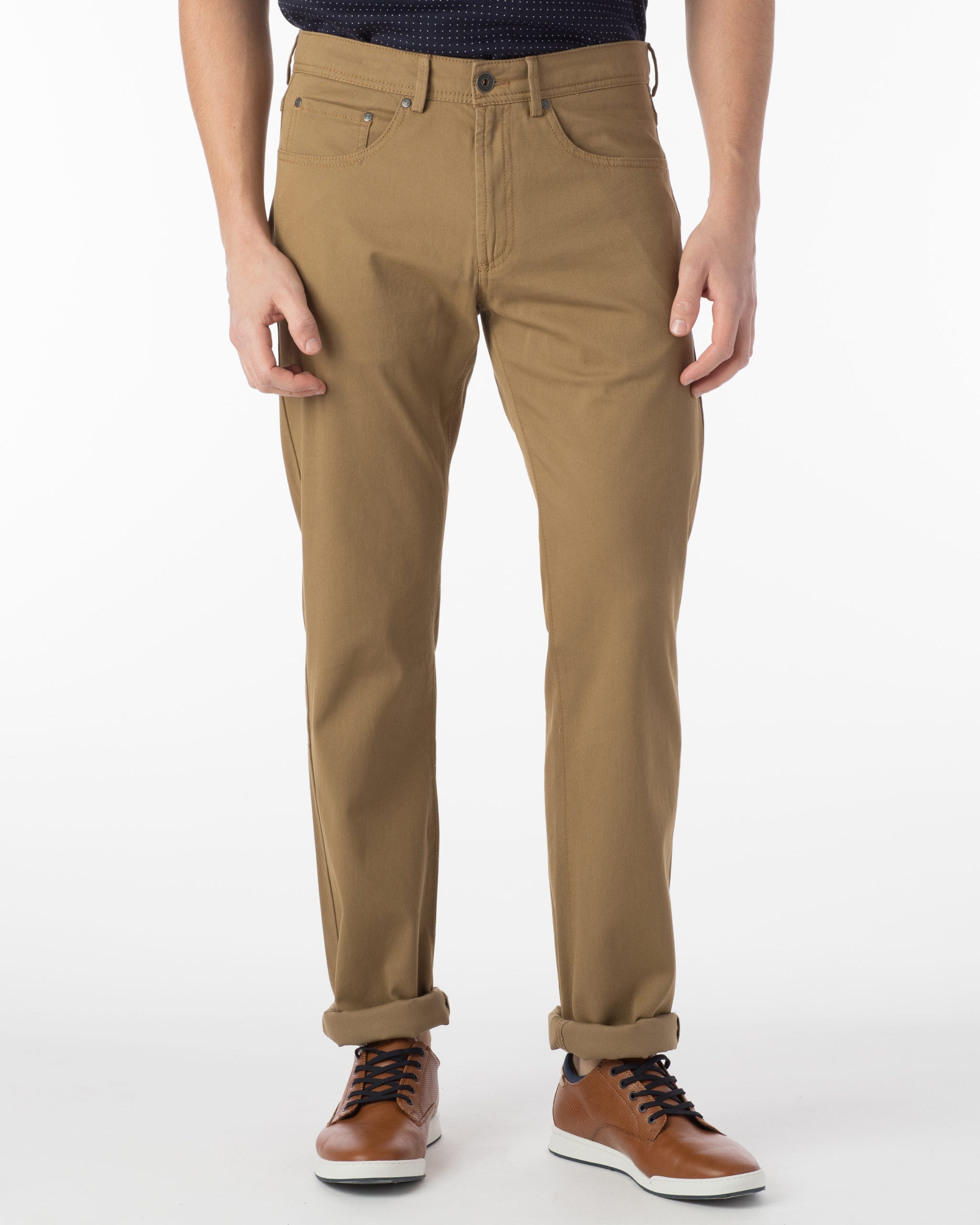 Pima Cotton 5 Pocket Trousers