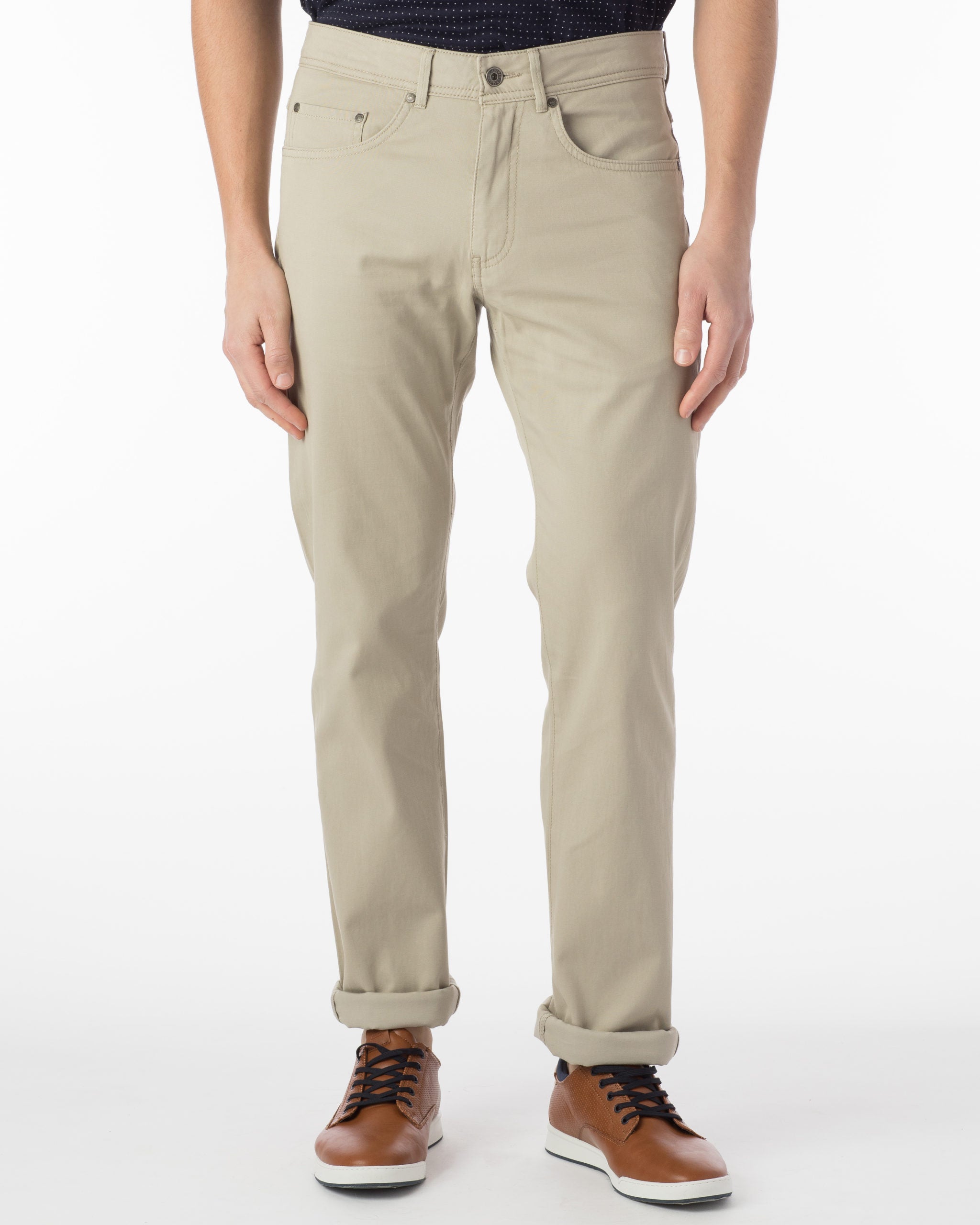 Pima Cotton 5 Pocket Trousers