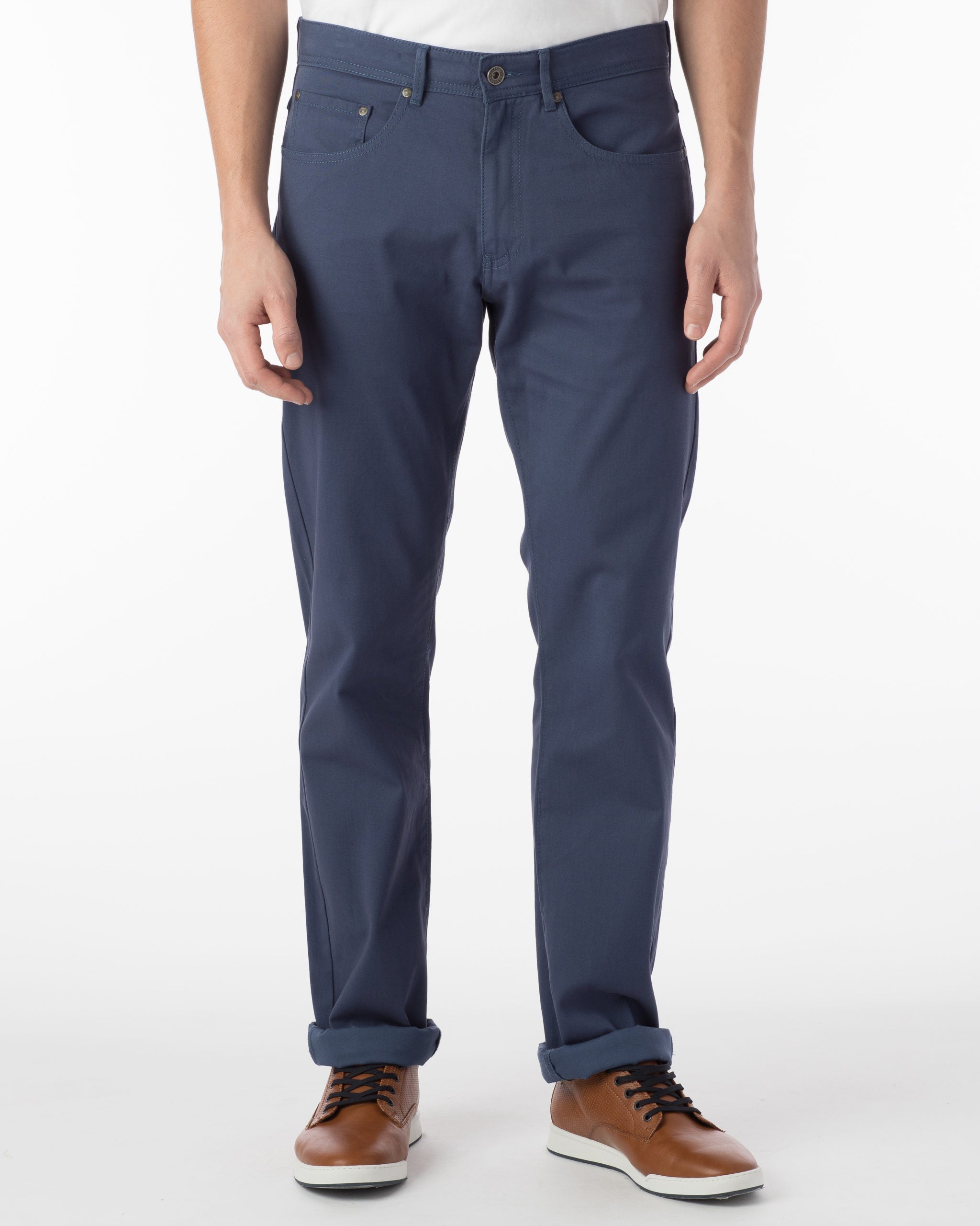 Pima Cotton 5 Pocket Trousers