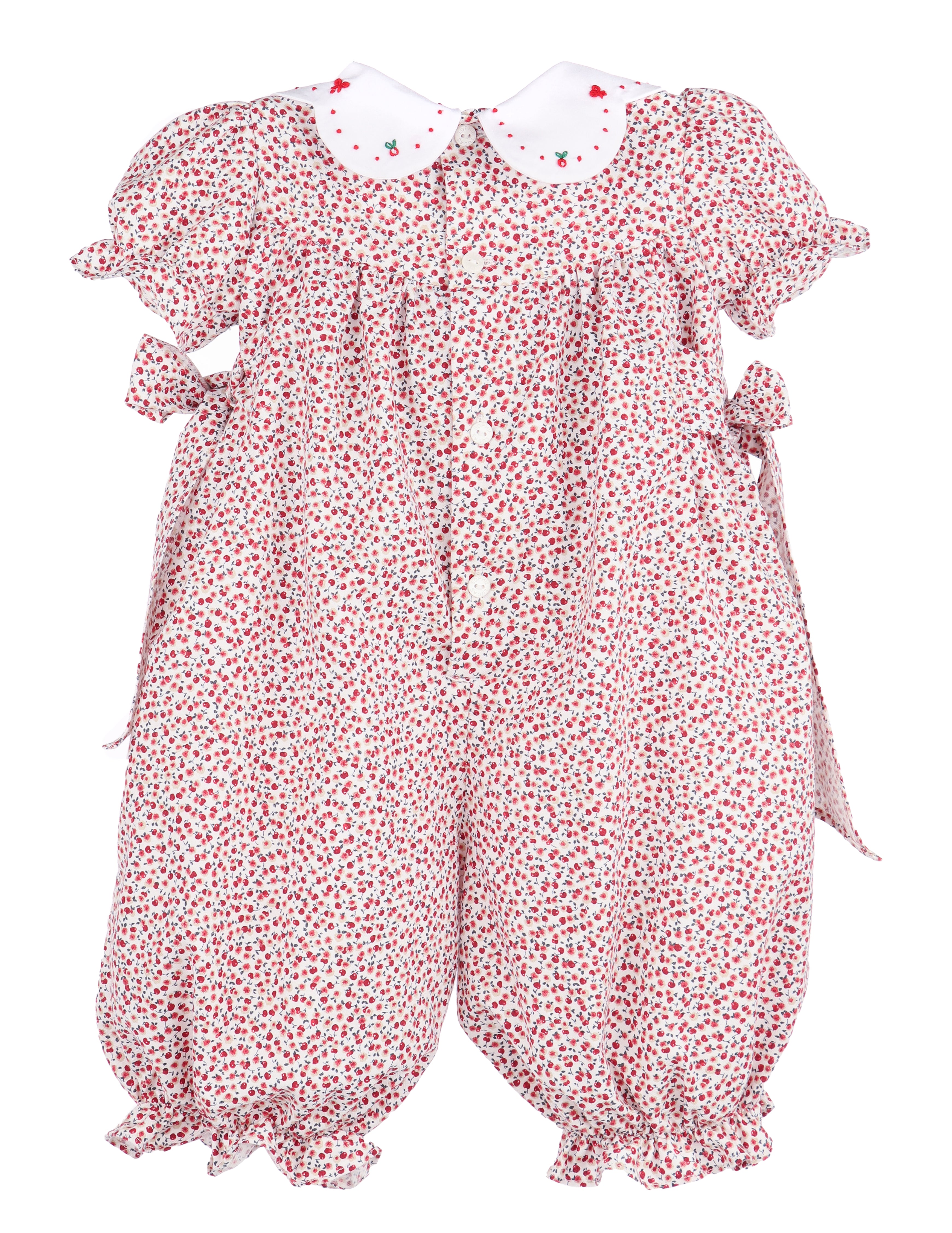 Apple Orchard Ditsy Print Romper