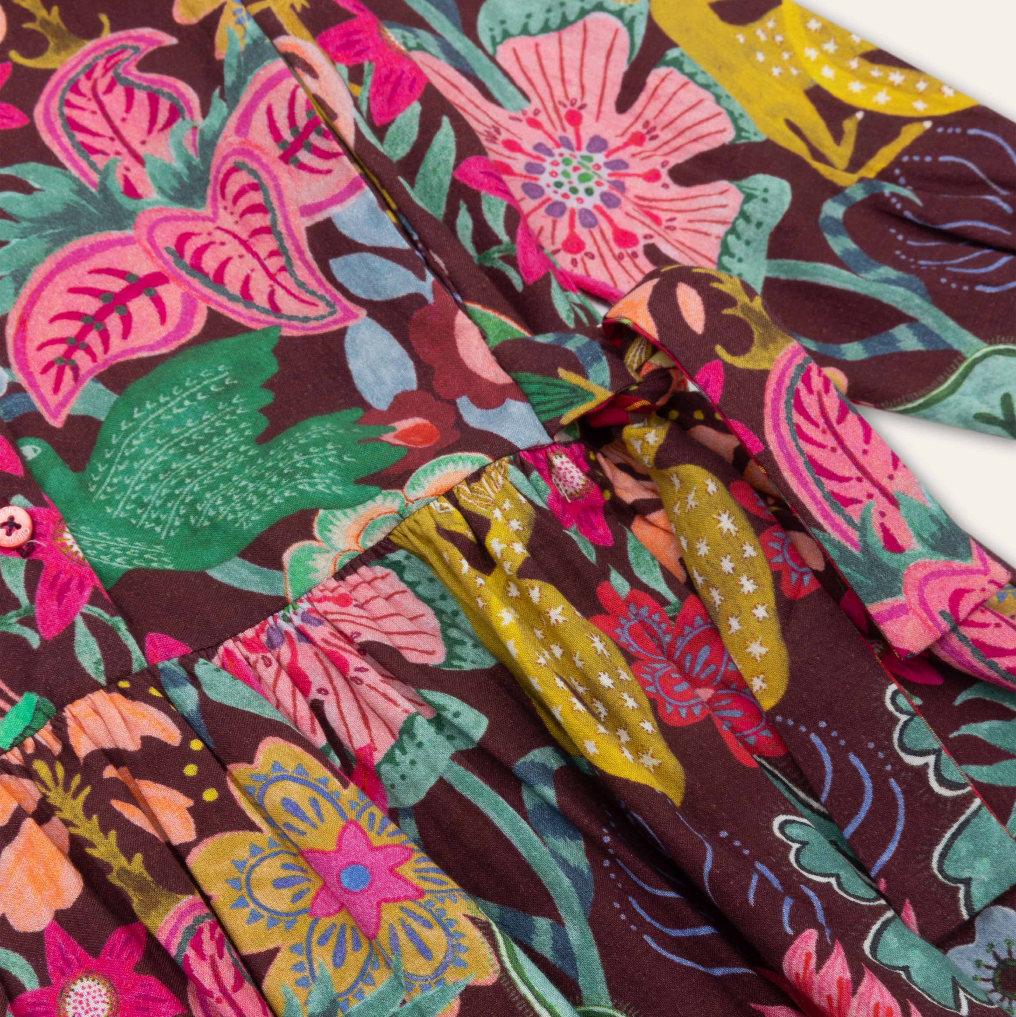 Oilily Cabernet Brown Multi Dress