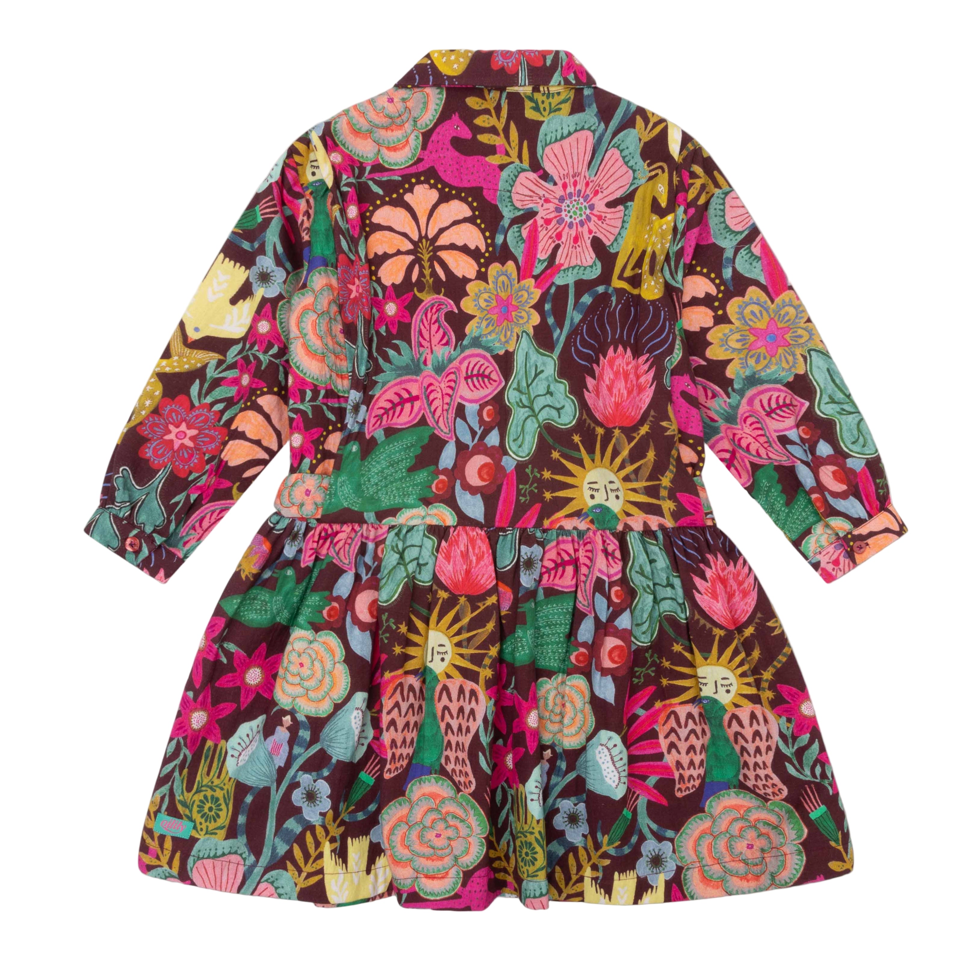Oilily Cabernet Brown Multi Dress