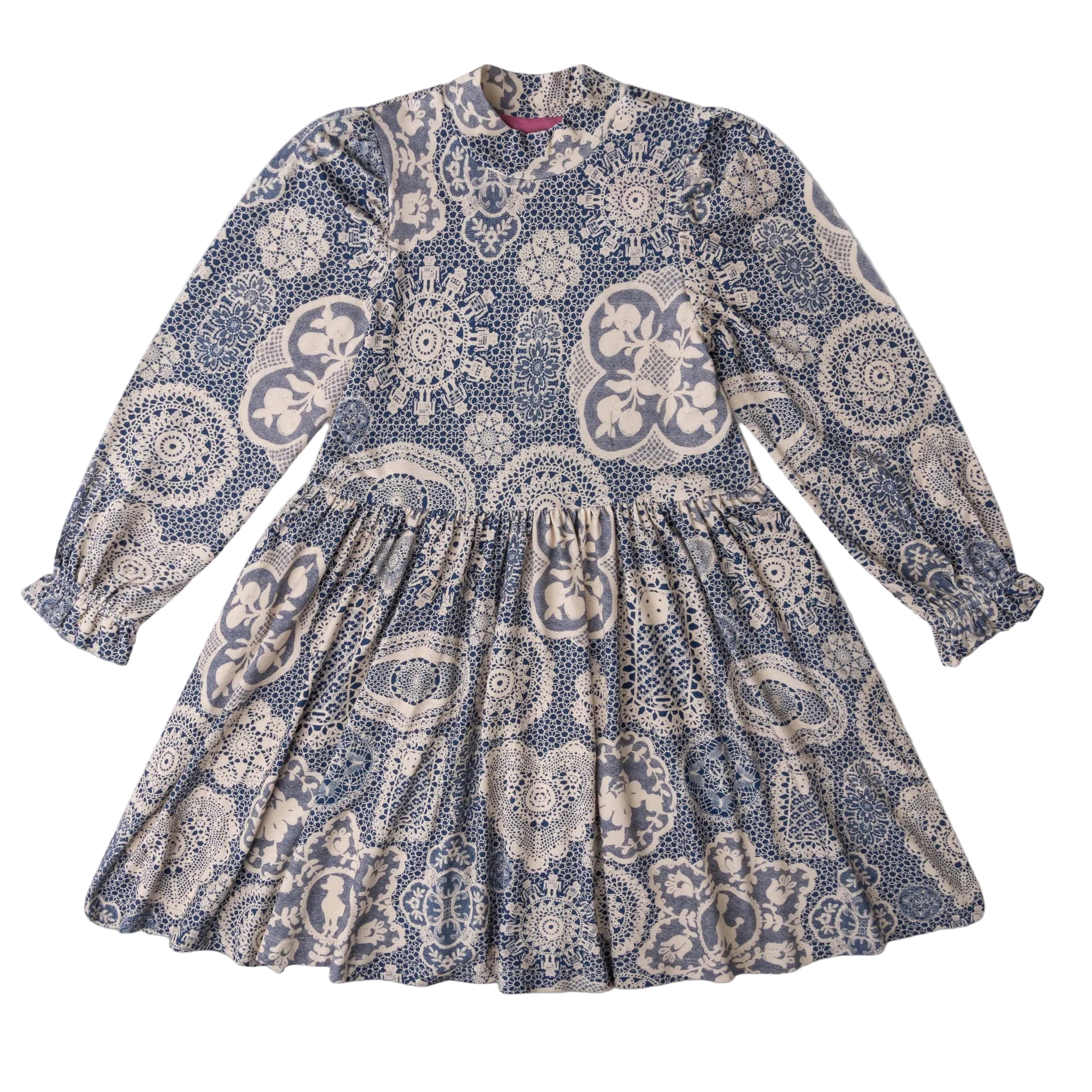 OIlily Doulouse Rayon Lace Print Dress