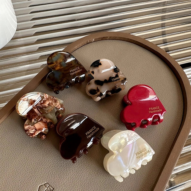 Girl's Small Heart Claw Clip