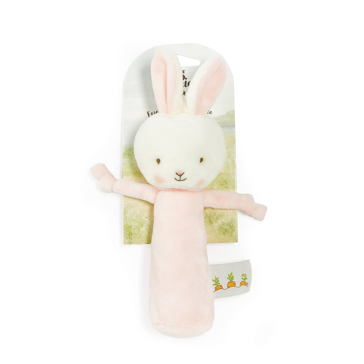 Pink Bunny Friendly Chime Rattle