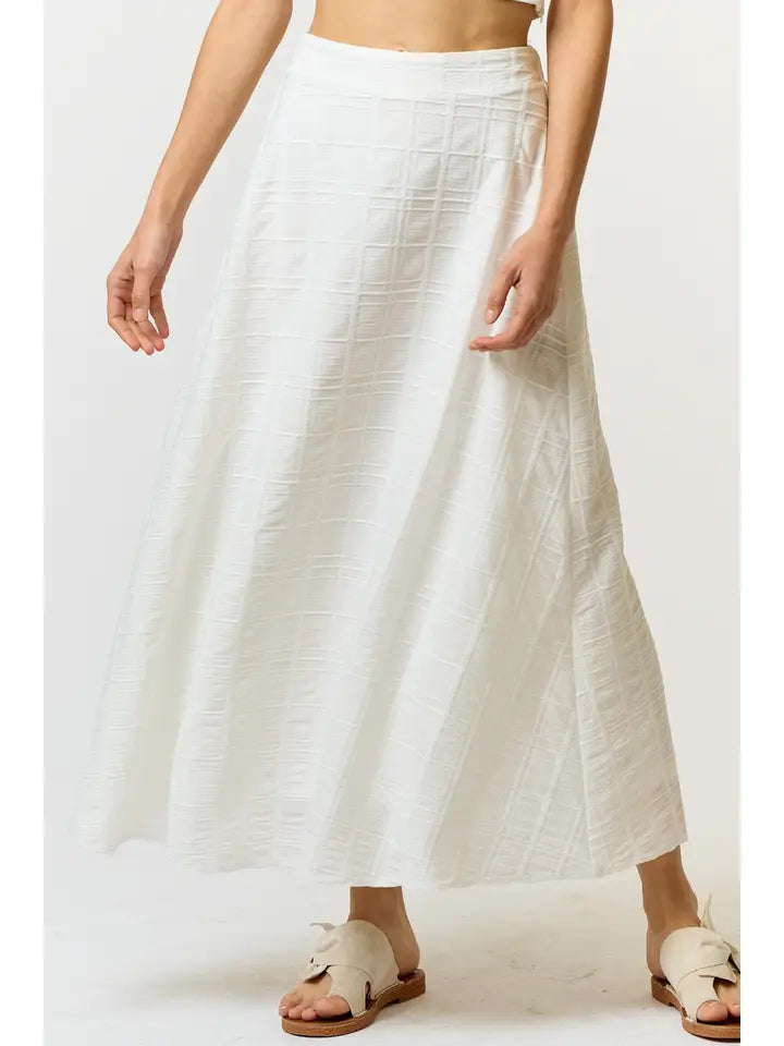 Lined a line midi skirt best sale