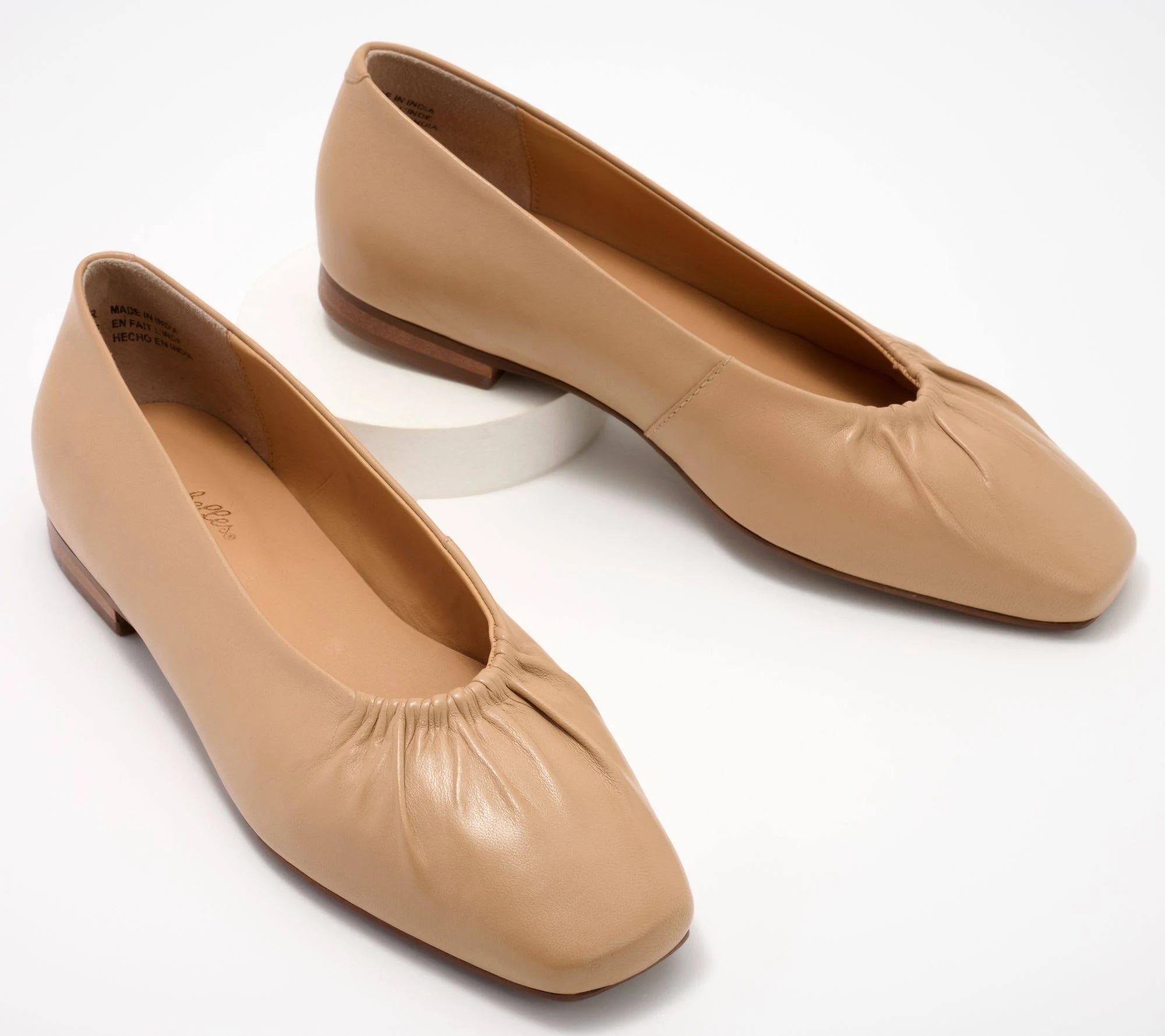 Seychelles Little Things Beige Gathered Flat