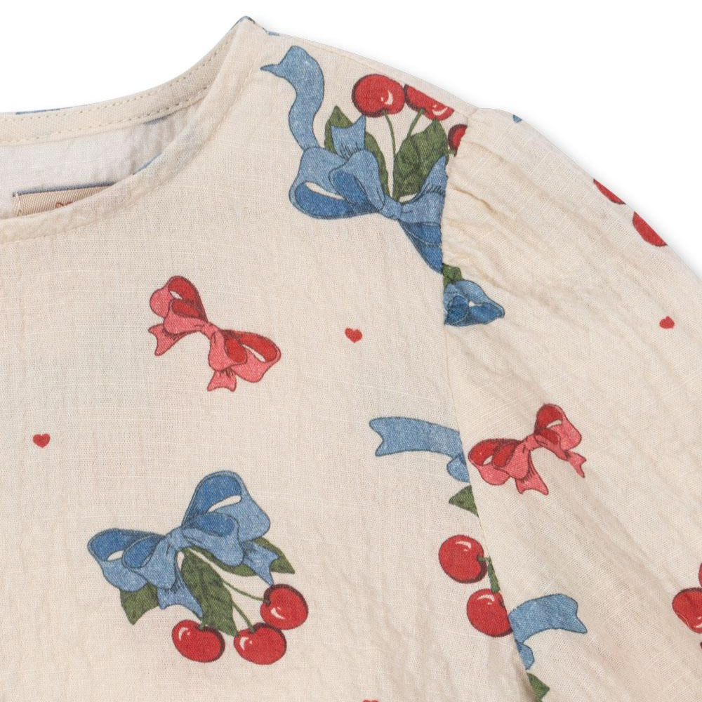 Konges Slojd Elin Cherries & Bows Blouse