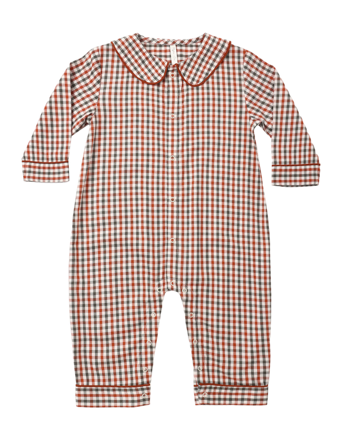 Rylee & Cru Holiday Gingham Romper