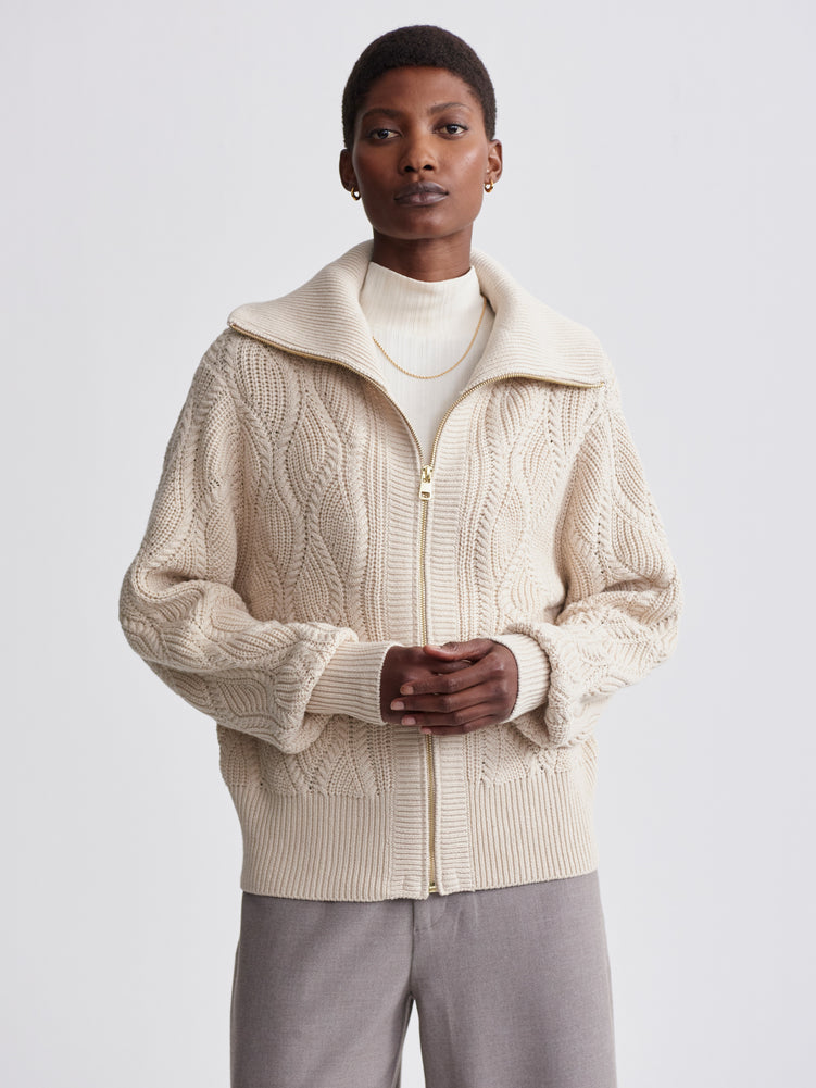 Cavendish Rollneck Coffee Sweater