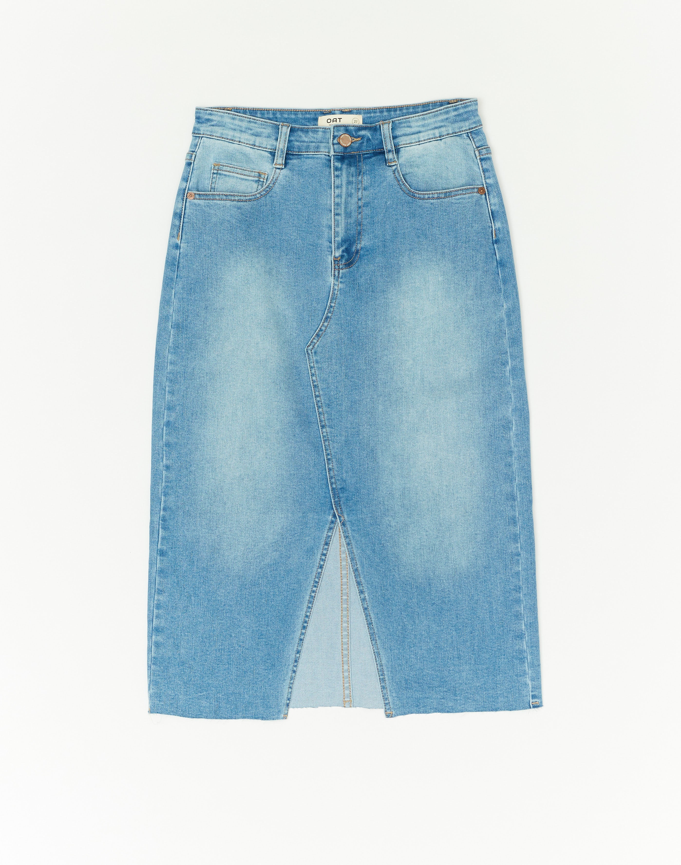 Marty Stretch Denim 5 Pocket Skirt