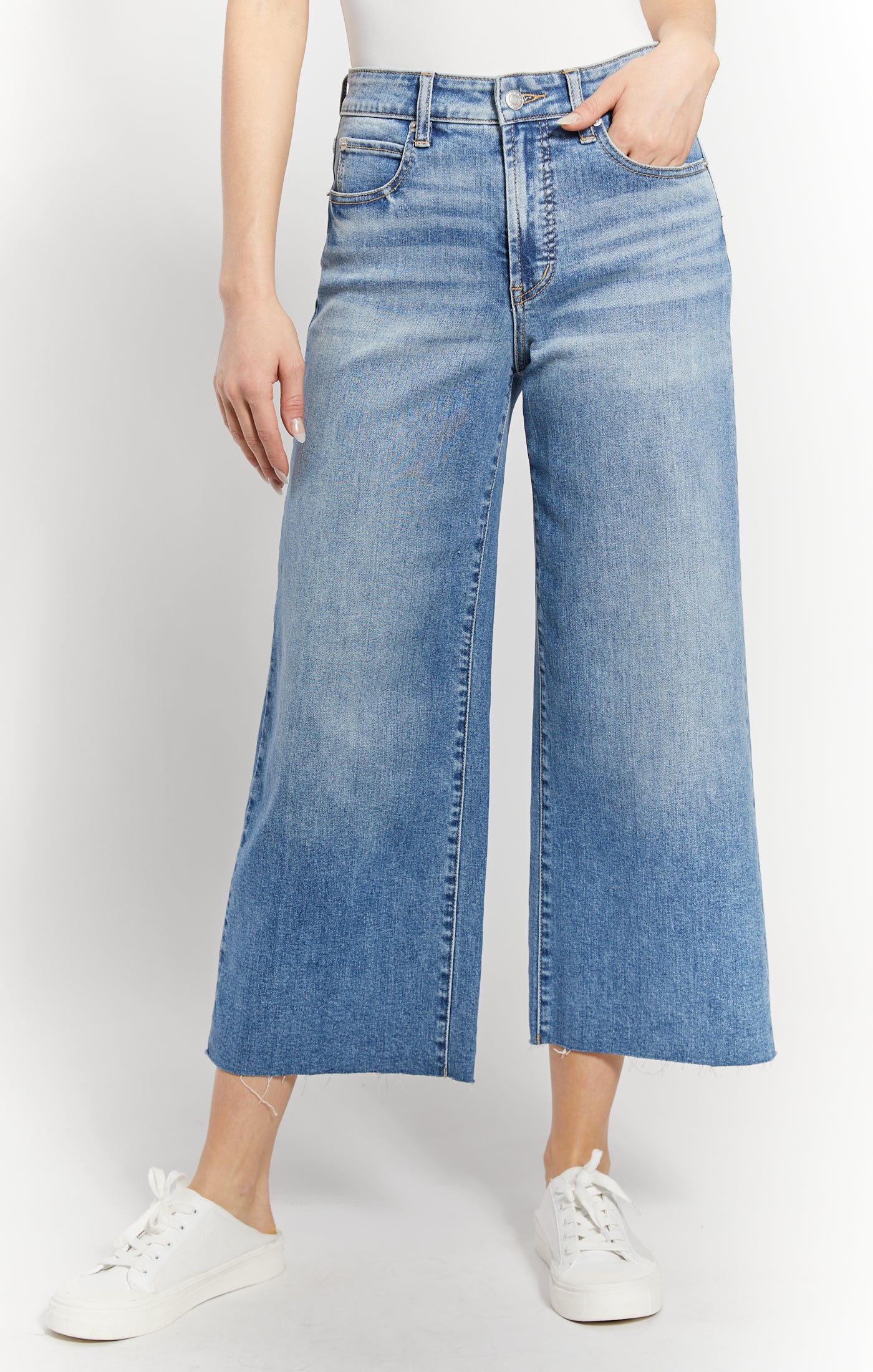 Oat Livy Pocket High Rise Crop Jean - Main Image