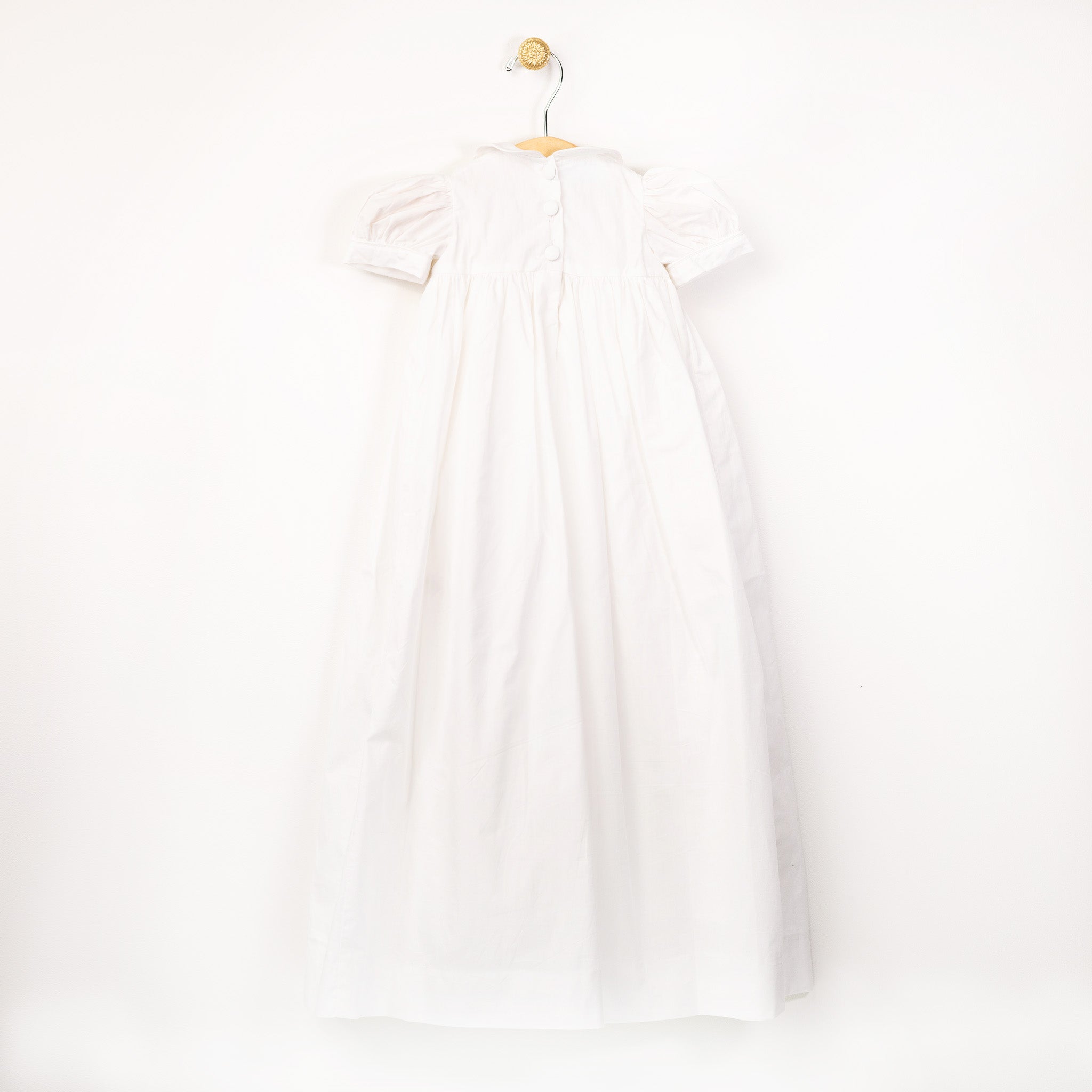 Classic Smocked Cotton Gown