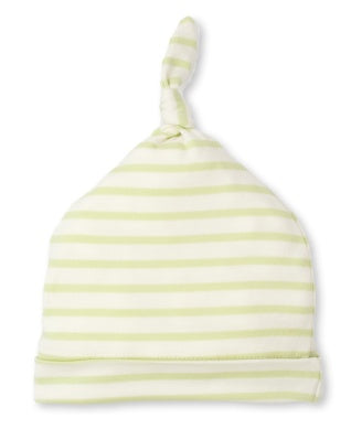 Wide Stripe Knotted Hat