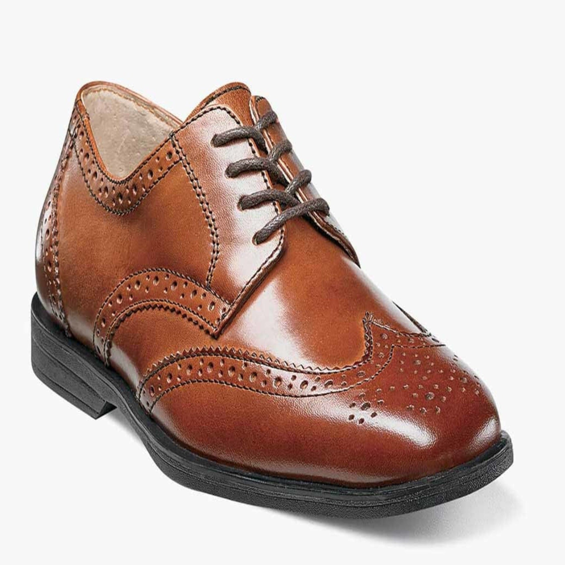 Reveal Cognac Wingtip Shoe