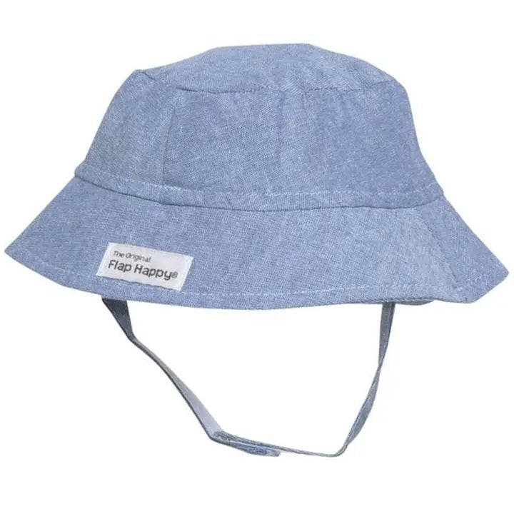 Kids UPF50+ Chambray Bucket Hat