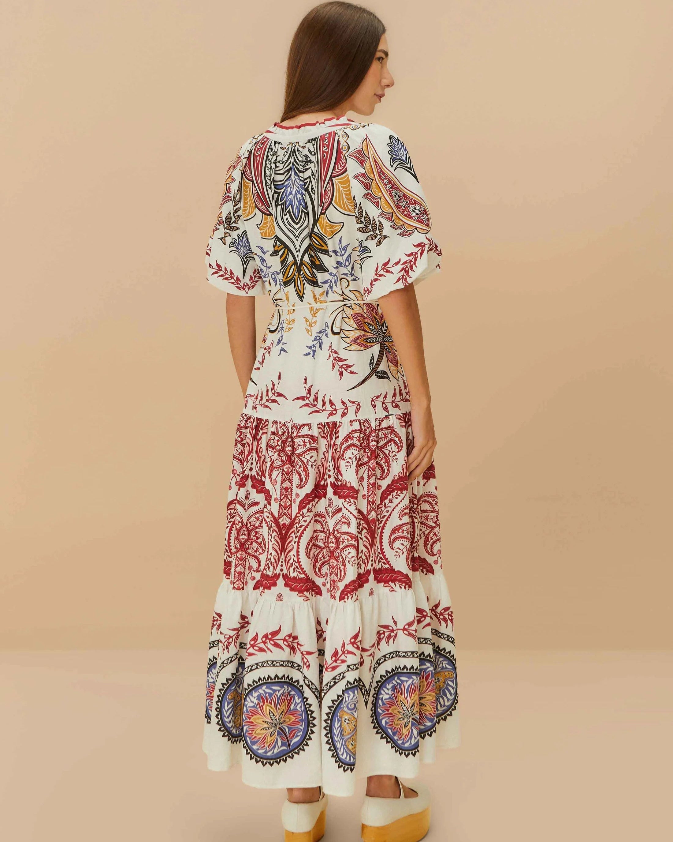 Farm Rio Tropical Boho Maxi Dress