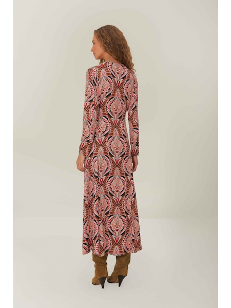 Farm Rio PInk Pineapple Maxi Dress