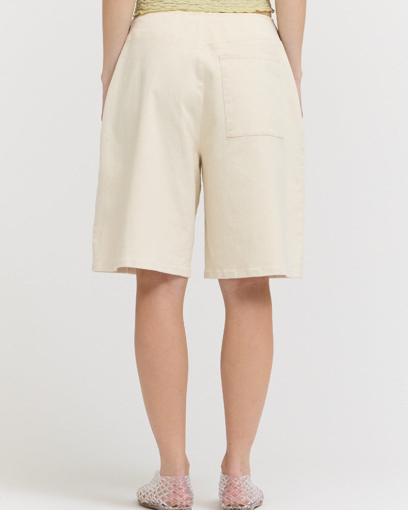 Milk Stretch Twill Long Short