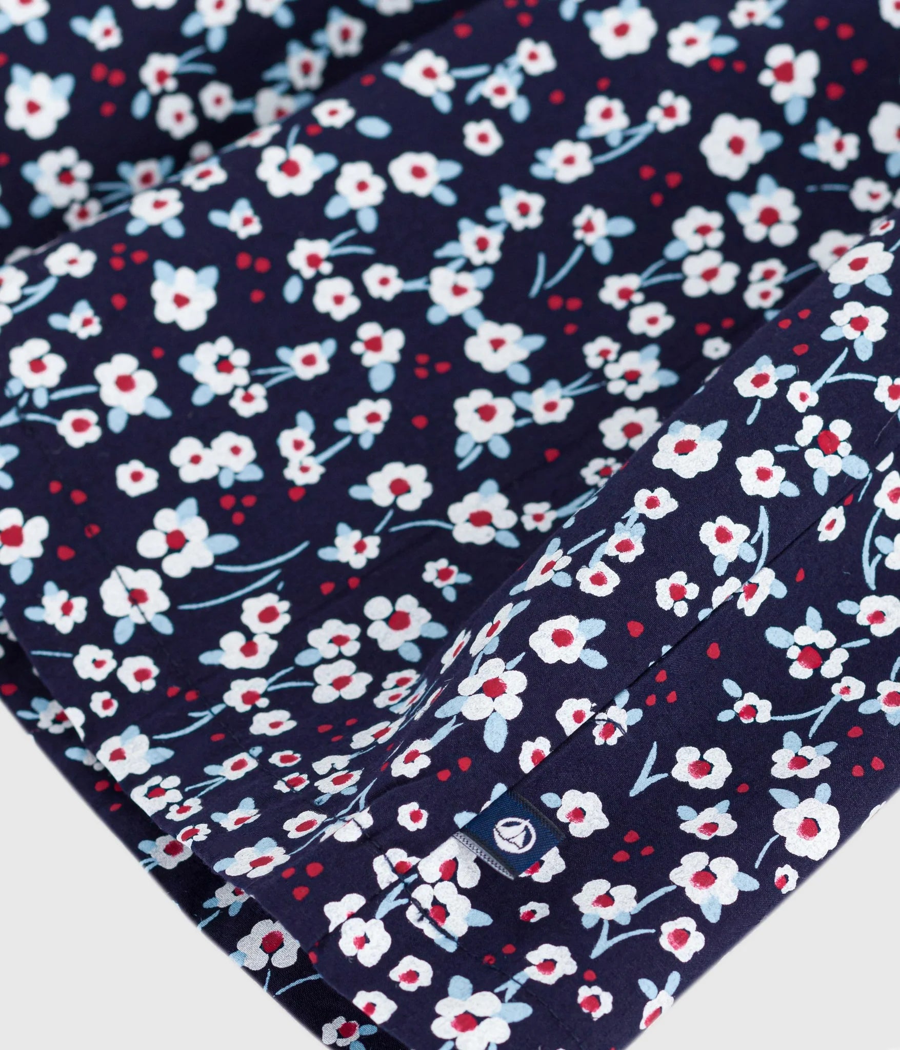 Navy Floral Bottom Dress
