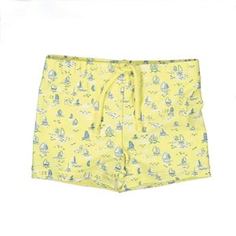 Yellow Sailboat Infant Swimsuit