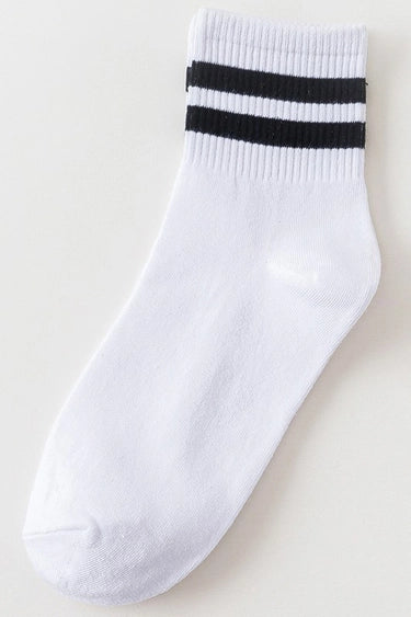 Women Stripe top Ankle socks