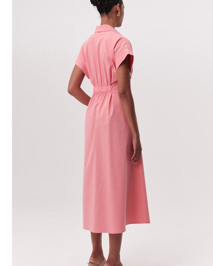 Reilly Mattie Coral Dress Tucked Waist