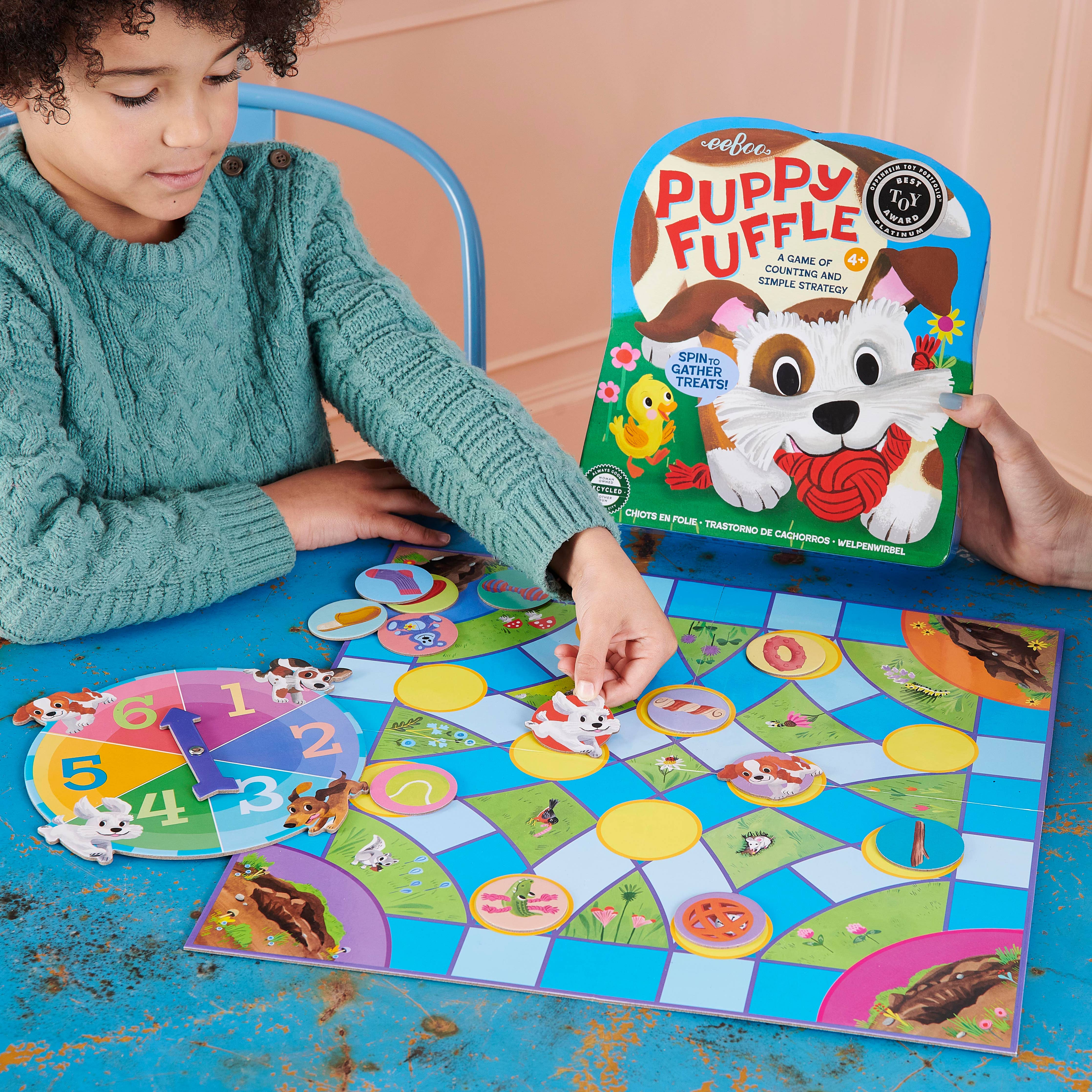 Puppy Fuffle Shaped Board Game