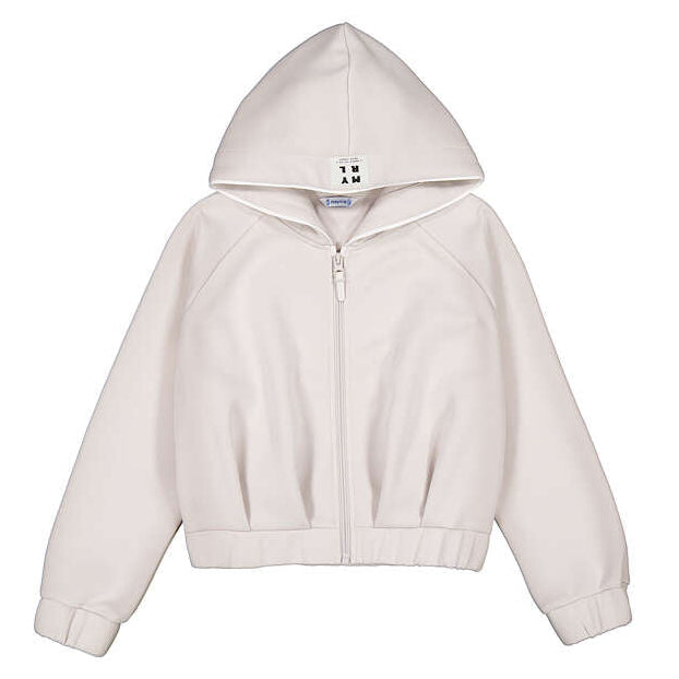 Stone Simple Crop Hoody
