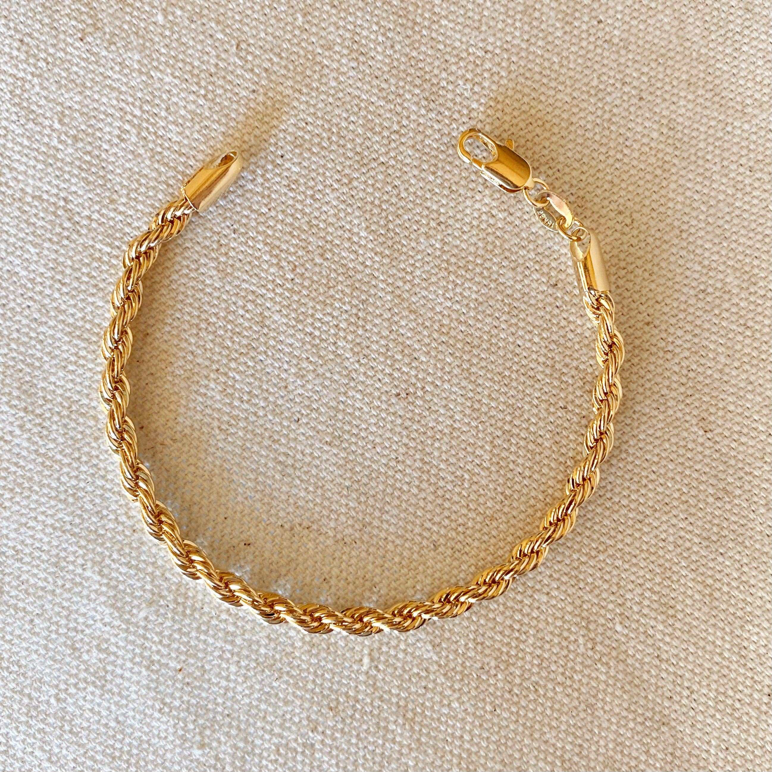 Bracelet Gold Filled Rope