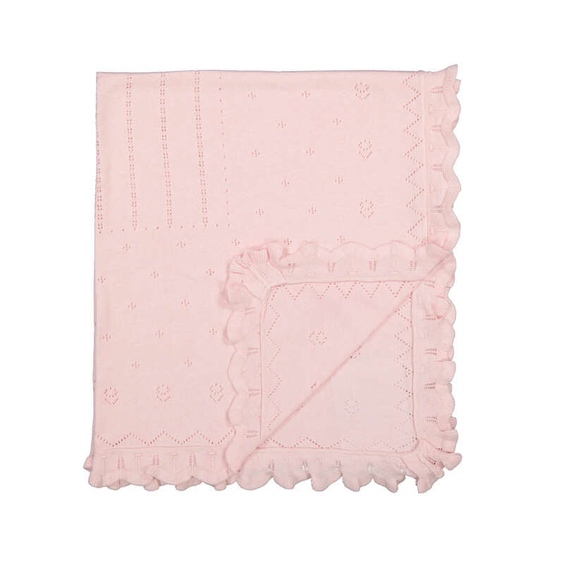Pointelle Knit Blanket