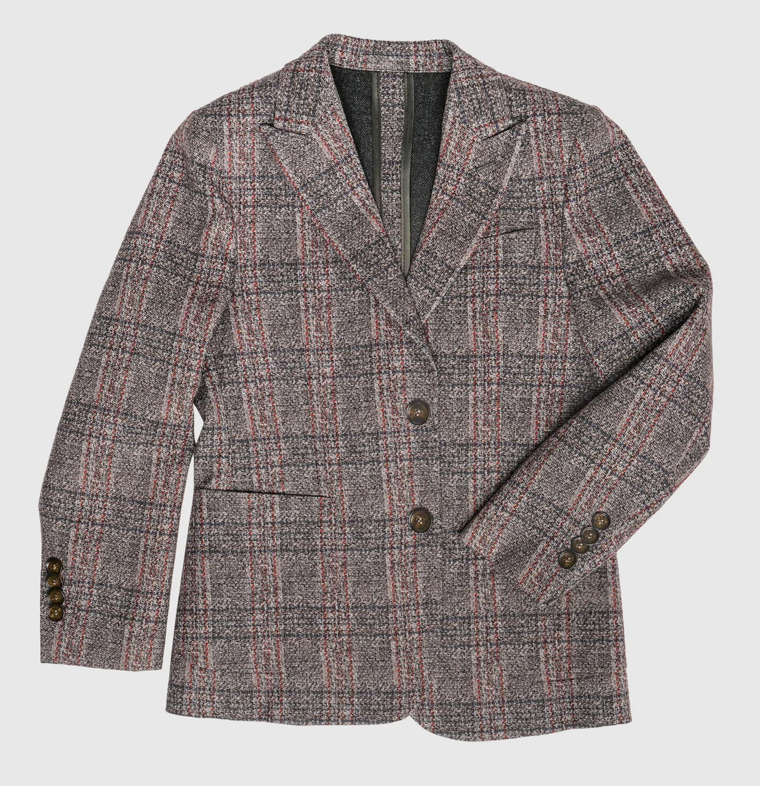 Boy’s Brown Plaid Sports Coat IM