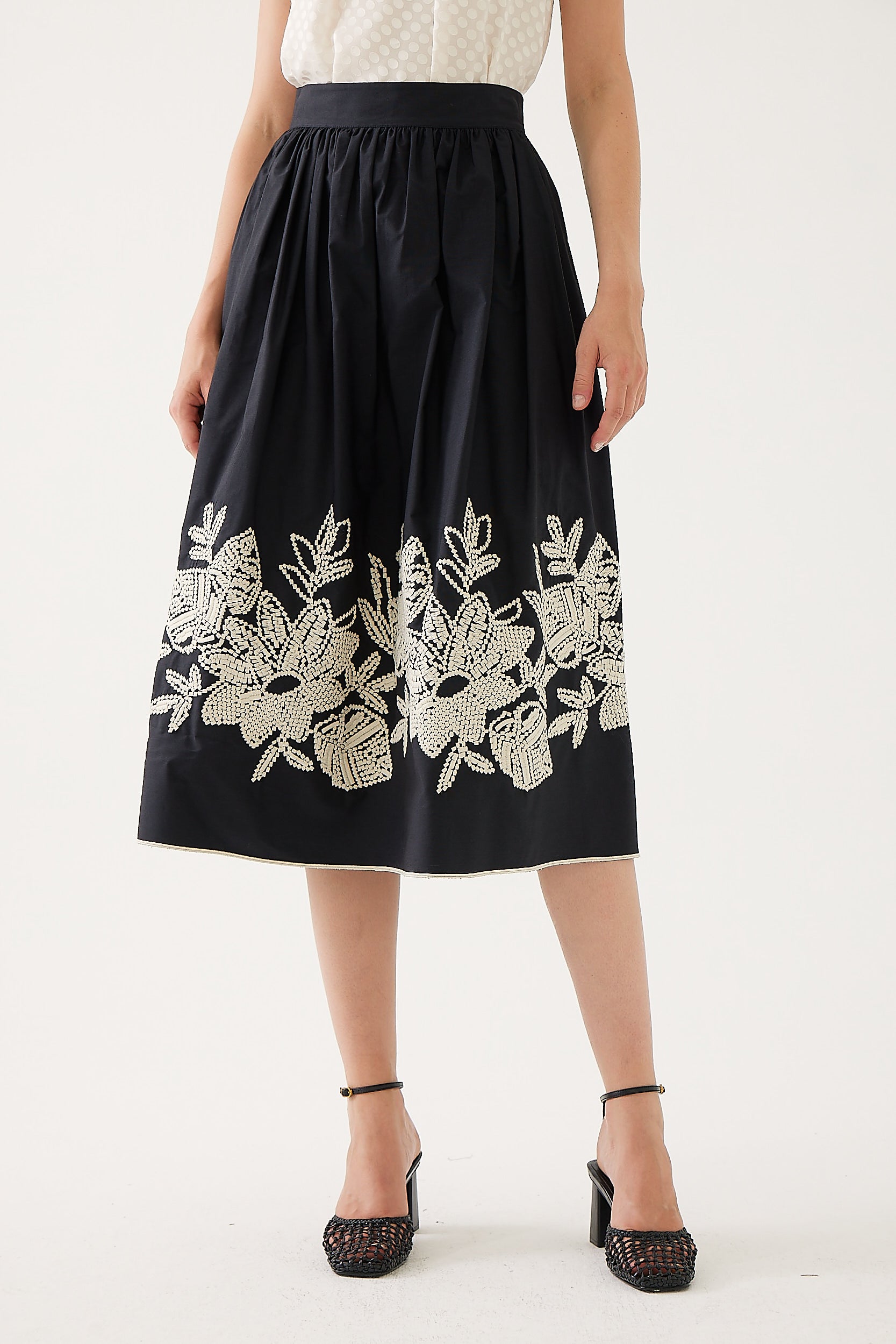 Karla Black Embroidered Skirt